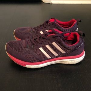 Gently Worn Adidas Purple Running Sneakers